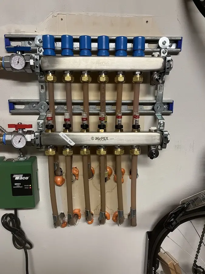 Plumber performing Leak Detection at a residential property in Coldwater